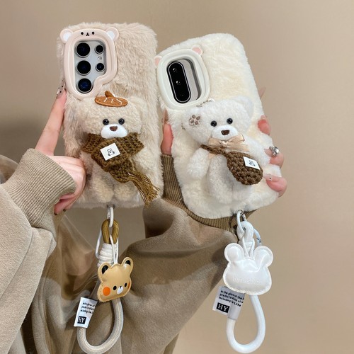 Plush bear case for - for, oppo
