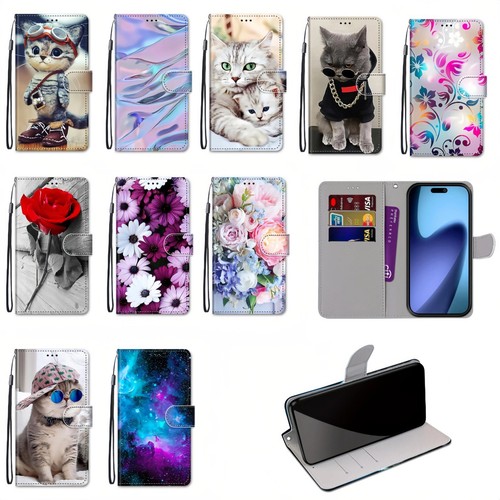 Tiger cat rose wallet - tiger, phone