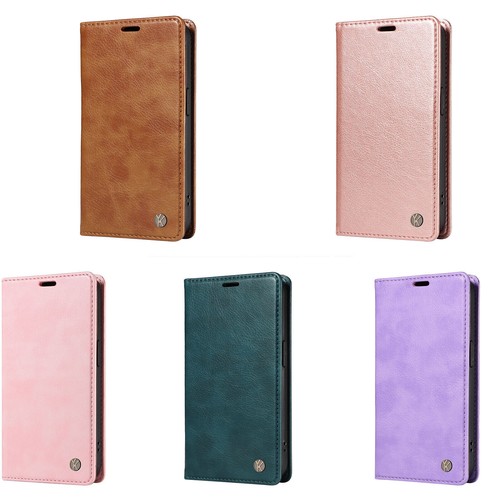 Retro leather wallet phone - leather,