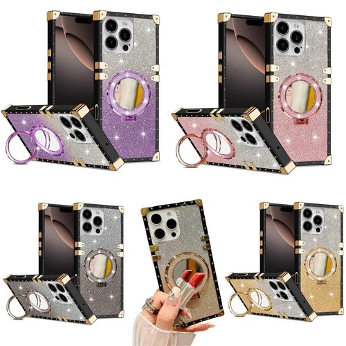 Glitter mirror stand phone - glitter,