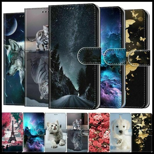 Wolf cat flower wallet - flower,