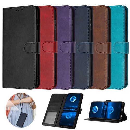 Flip leather wallet - phone, case