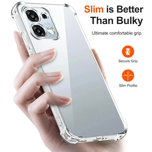 Shockproof transparent tpu - transparent,