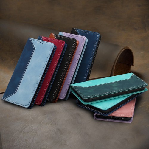 Splice leather wallet phone - leather,
