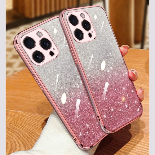 Pink glitter case - glitter, for